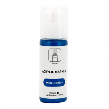 MARKER AKRILNI 60ml METALLIC BLUE PA86813 ART 