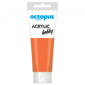 BOJA AKRILNA 75ML OCTOPUS HOBBY NEON ORANGE 162 UNL-2363 
