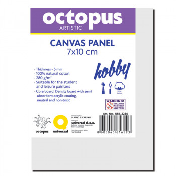 PLATNO SLIKARSKO PANEL OCTOPUS 7x10cm HOBBY 280g UNL-2286 