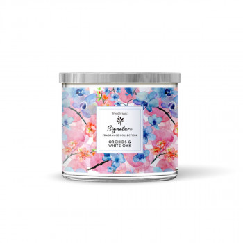 SVEĆA MIRISNA 410g ORCHIDS & WHITE OAK WTT019 WOODBRIDGE 