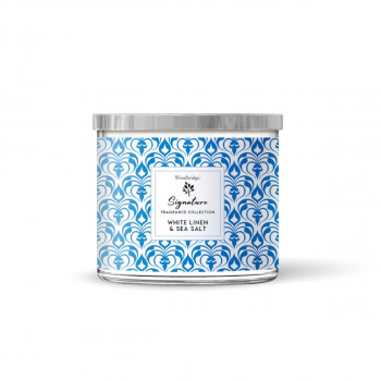 SVEĆA MIRISNA 410g WHITE LINEN & SEA SALT WTT017 WOODBRIDGE 