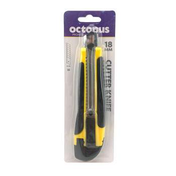 SKALPEL OCTOPUS 18mm METALNO OJAČANJE GUMIRAN BLISTER UNL-2049 
