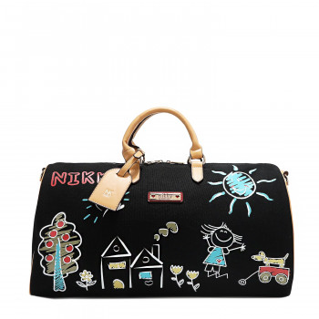 TORBA PUTNA NIKKY NK12837 BLACK FW2024 