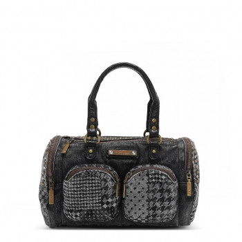 TORBA NICOLE LEE JS17135 DENIM BLACK FW2024 