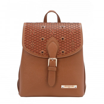 TORBA NICOLE LEE LSR17284 NET BROWN SS2025 