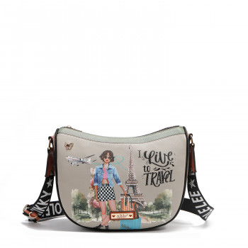TORBA NIKKY NK12928 I LIVE TO TRAVEL SS2025 