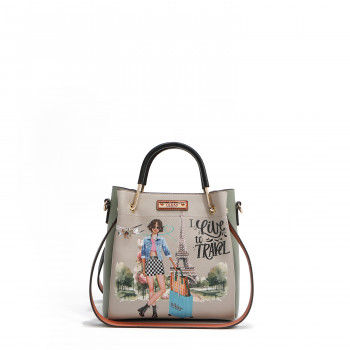 TORBA NIKKY NK12929 I LIVE TO TRAVEL SS2025 