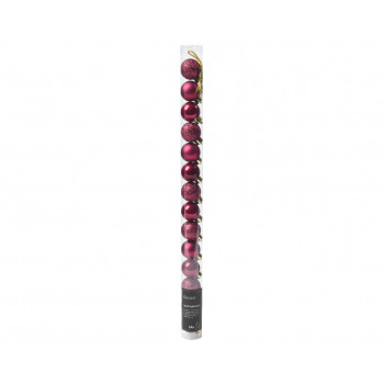 KUGLA NOVOGODIŠNJA 14/1 3CM RED ORANGE 022693 