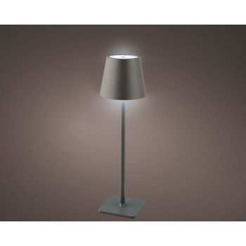 LAMPA METALNA 11X37CM SIVA 488367 