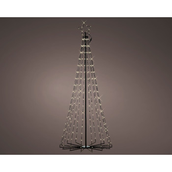 FIGURA NOVOGODIŠNJA SA LED SVETLOM OBLIK JELKE 180CM OUTDOOR 490807 