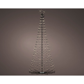 FIGURA NOVOGODIŠNJA SA LED SVETLOM OBLIK JELKE 240CM OUTDOOR 490808 