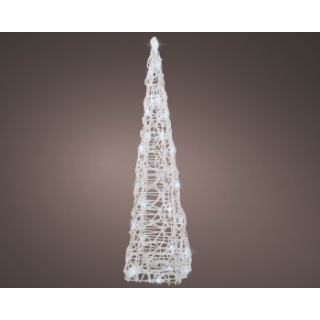 FIGURA NOVOGODIŠNJA SA LED SVETLOM OBLIK KUPE 58CM OUTDOOR 491439 