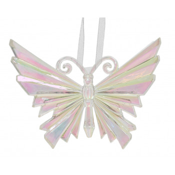 NOVOGODIŠNJI UKRAS 11CM TRANSPARENT 529963 