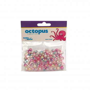DEKORATIVNE PERLE PASTELNE 8mm 80kom UNL-2399 OCTOPUS 