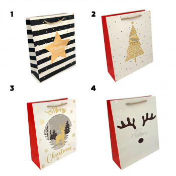 KESA UKRASNA NOVOGODIŠNJA MEDIUM 26X32X10CM 1883-M 