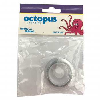 DEKORATIVNA ŽICA 10mX0.4mm SREBRNA UNL-2460 OCTOPUS 