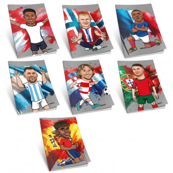SVESKA A4 DIKTO 40L 80g FOOTBALL ICONS 