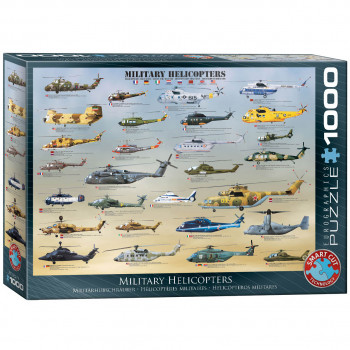 PUZZLE 1000 DELOVA 6000-0088 MILITARY HELICOPTERS 