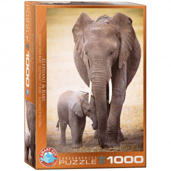 PUZZLE 1000 DELOVA 6000-0270 ELEPHANT & BABY 