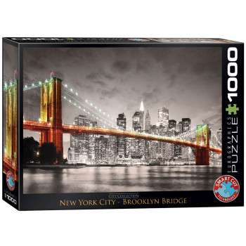 PUZZLE 1000 DELOVA 6000-0662 NEW YORK CITY BROOKLYN BRIDGE 