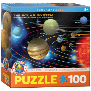 PUZZLE 100 DELOVA  6100-1009 THE SOLAR SYSTEM 