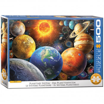 PUZZLE 500 DELOVA  6500-6007 PLANETARY SYSTEM BY ADRIAN 