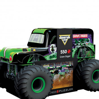 PUZZLE 550 DELOVA 8551-5943 GRAVE DIGGER TIN - MONSTER JAM 