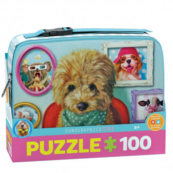 PUZZLE LUNCH BOX  9100-5818  DINNER TIME BY HEFFERNAN 