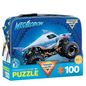 PUZZLE LUNCH BOX  9100-5939 MEGALODON MONSTER JAM 