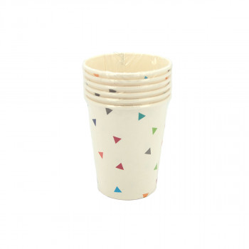 ČAŠA KARTONSKA 6/1 BELA 250ml OCTOPUS UNL-2531 