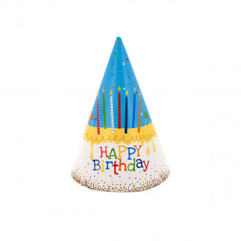 PARTY KAPA 6/1 PLAVA 15CM OCTOPUS UNL-2527 