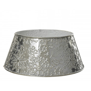 OBLOGA ZA POSTOLJE ZA JELKU 70X27CM SREBRNA 381395 