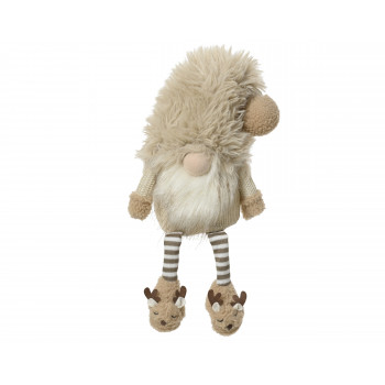 FIGURA PATULJAK NOVOGODIŠNJI 48CM KREM 646877 