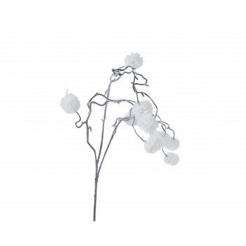 GRANA DEKORATIVNA 69CM BELA 708113 