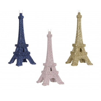 FIGURA DEKORATIVNA AJFELOVA KULA 14.5CM 028411 