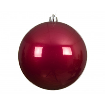 KUGLA NOVOGODIŠNJA 14CM PINK 022736 