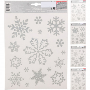 NOVOGODIŠNJI STIKERI ZA PROZOR 30X42CM 4ASS SN BCC711060XMAS 