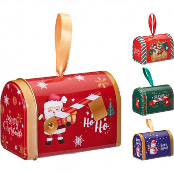 KUTIJA UKRASNA METALNA 115X75X75 4 MOTIVA BL4298180 