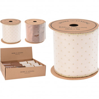 TRAKA UKRASNA SA ZLATN TAČKICAMA 2 MOTIVA  CAA811950 