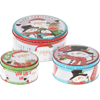 KUTIJA NOVOGODIŠNJA METALNA 3/1 OKRUGLA 170483840 