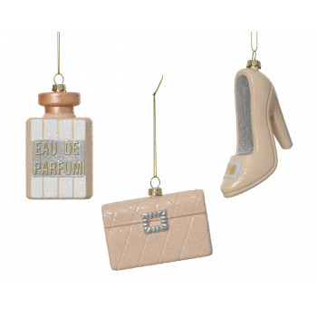 UKRAS NOVOGODIŠNJI CIPELA-TORBICA-PARFEM 12.5CM PINK 537365 