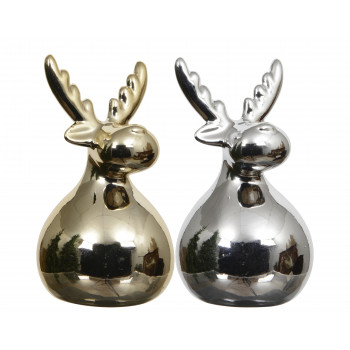 UKRAS NOVOGODIŠNJI JELEN KERAMIČKI 12.3CM 537977 