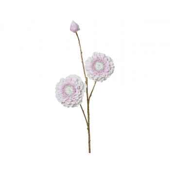 CVET DEKORATIVNI 17X74CM BELI 708086 