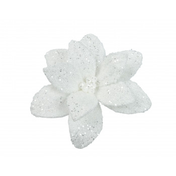 CVET DEKORATIVNI 28X10CM BELI 708685 