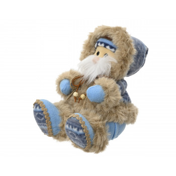 UKRAS DEKORATIVNI ESKIM 23CM PLAVI 729550 