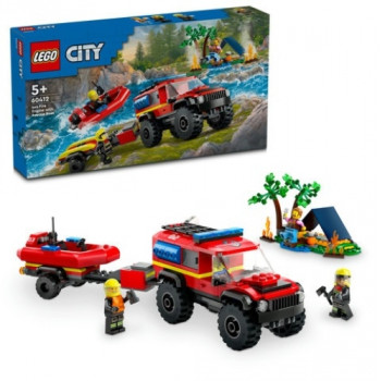 KOCKE LEGO CITY 60412 FIRE ENGINE WITH LIFEBOAT 
