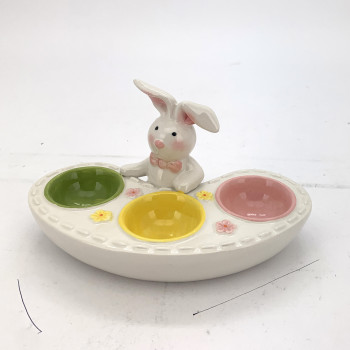 TANJIR USKRŠNJI KERAMIČKI ZA JAJA ZEC A2311 