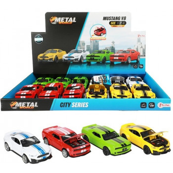 AUTO MUSTANG V8 METAL PULL BACK 21459Z 