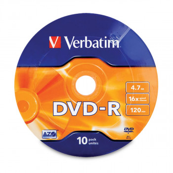 CD VERBATIM DVD-R 10/1 43729 