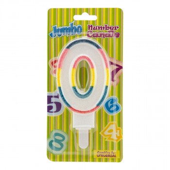 SVEĆA ROĐENDANSKA BROJ 0 JUMBO UNI-LINE UNL-0473 
